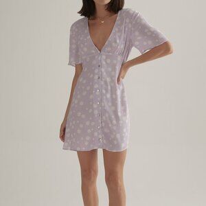 Ownley Maisy Lilac Dress Size Small in Lavendar